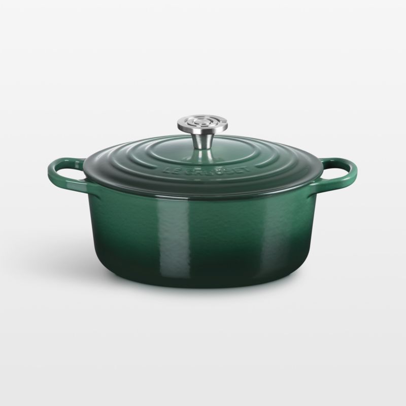 Viewing product image Le Creuset ® Signature 5.5-Qt. Artichaut Enameled Cast Iron Round Dutch Oven - image 1 of 6