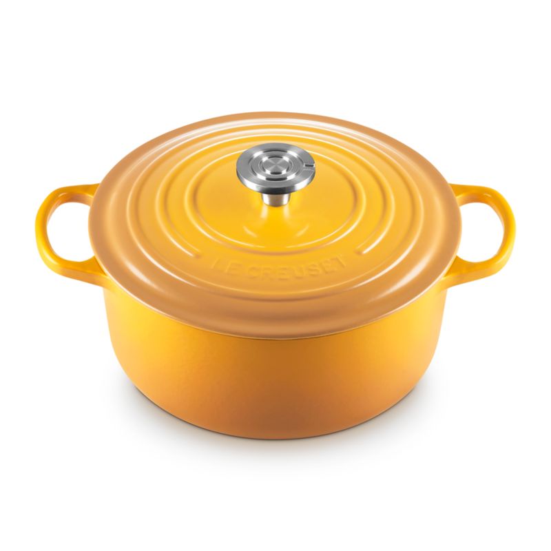 Le Creuset ® Signature 5.5-Qt. Nectar Enameled Cast Iron Round Dutch Oven - image 2 of 11