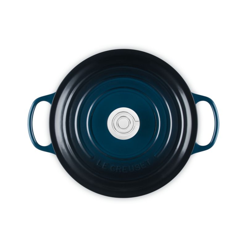 Le Creuset ® Signature 5.5-Qt. Nuit Enameled Cast Iron Round Dutch Oven - image 2 of 11