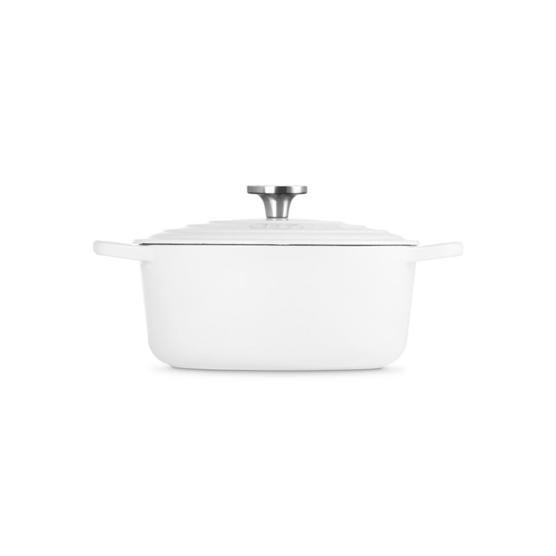 Le Creuset ® Signature 5.5-Qt. White Enameled Cast Iron Dutch Oven with Lid - image 2 of 10