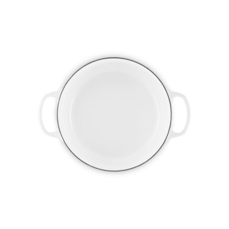 Le Creuset ® Signature 5.5-Qt. White Enameled Cast Iron Dutch Oven with Lid - image 4 of 10