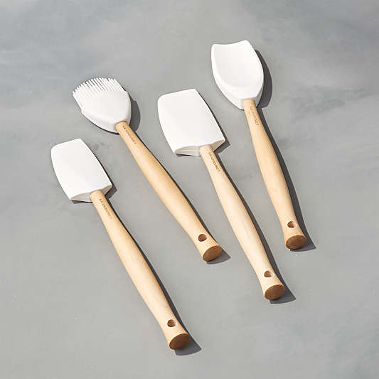 Le Creuset ® 5-Piece White Kitchen Utensils with Holder Set