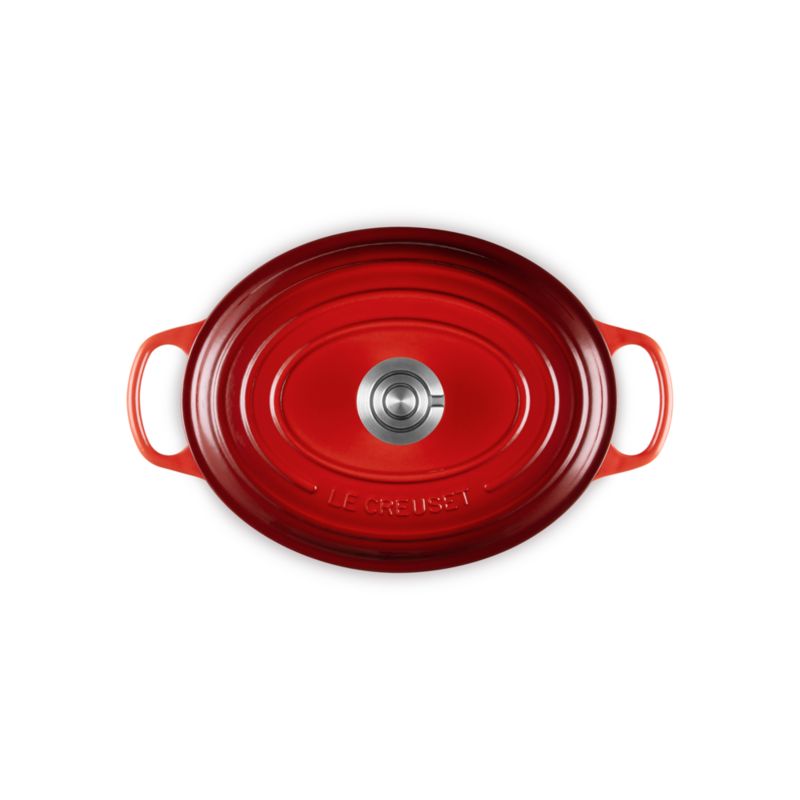 Le Creuset ® Signature 5-Qt. Cerise Enameled Cast Iron Oval Dutch Oven - image 2 of 9
