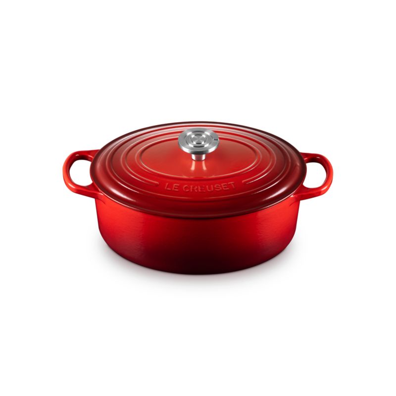 Le Creuset ® Signature 5-Qt. Cerise Enameled Cast Iron Oval Dutch Oven - image 1 of 9