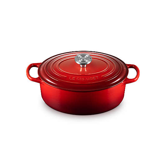 Le Creuset ® Signature 5-Qt. Cerise Enameled Cast Iron Oval Dutch Oven
