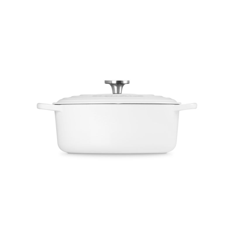 Le Creuset ® Signature White 5-Qt. Enameled Cast Iron Oval Dutch Oven - image 2 of 9