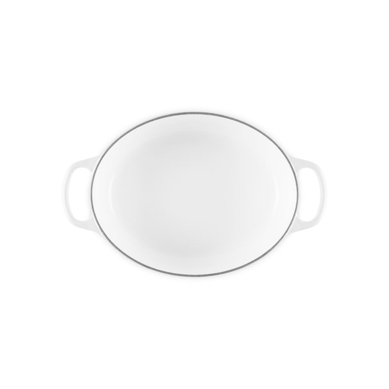 Le Creuset ® Signature White 5-Qt. Enameled Cast Iron Oval Dutch Oven - image 6 of 9