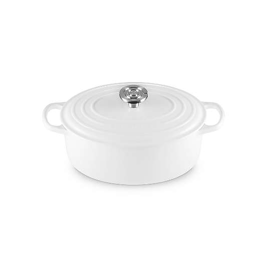 Le Creuset ® Signature White 5-Qt. Enameled Cast Iron Oval Dutch Oven