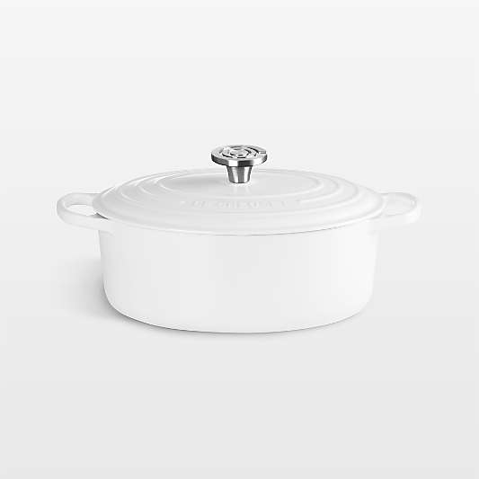 Le Creuset ® Signature White 5-Qt. Enameled Cast Iron Oval Dutch Oven