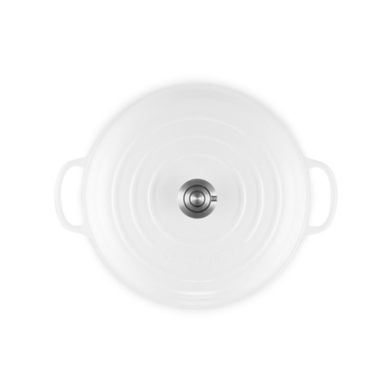 Le Creuset ® Signature 5-Qt. White Enameled Cast Iron Braiser - image 1 of 11
