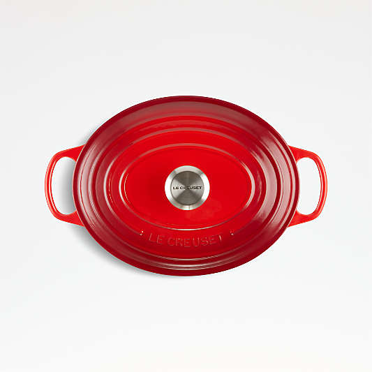 Le Creuset ® Signature 5-Qt. Cerise Enameled Cast Iron Oval Dutch Oven