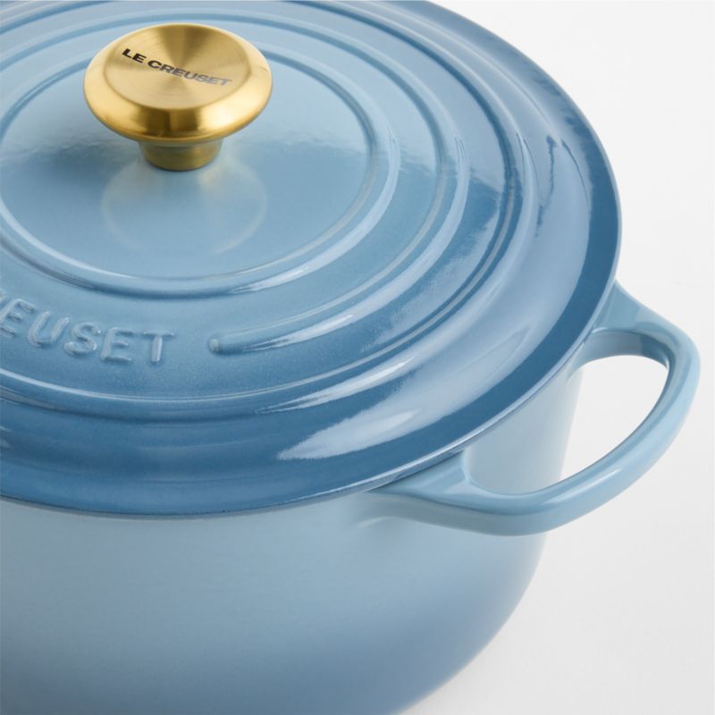 Le Creuset Signature ® 6.5-Qt. Chambray Enameled Cast Iron Deep Round Oven - image 2 of 7