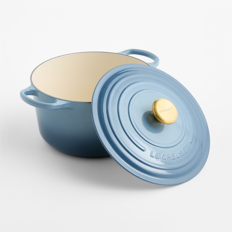 Le Creuset Signature ® 6.5-Qt. Chambray Enameled Cast Iron Deep Round Oven - image 1 of 7