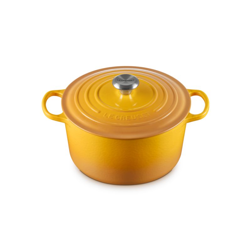 Le Creuset ® Signature 6.5-Qt. Nectar Enameled Cast Iron Deep Round Dutch Oven - image 6 of 7