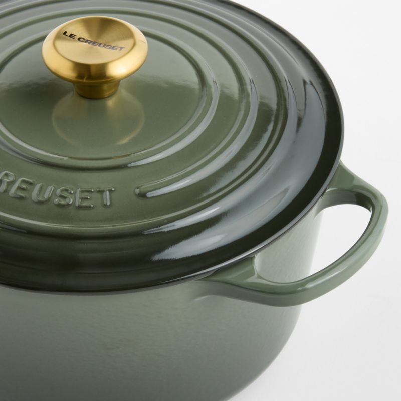 Le Creuset Signature ® 6.5-Qt. Thyme Enameled Cast Iron Deep Round Oven - image 2 of 4