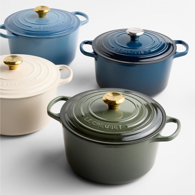 Le Creuset Signature ® 6.5-Qt. Nuit Enameled Cast Iron Deep Round Oven - image 1 of 4