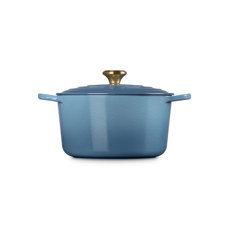 Le Creuset Signature ® 6.5-Qt. Chambray Enameled Cast Iron Deep Round Oven - image 3 of 7