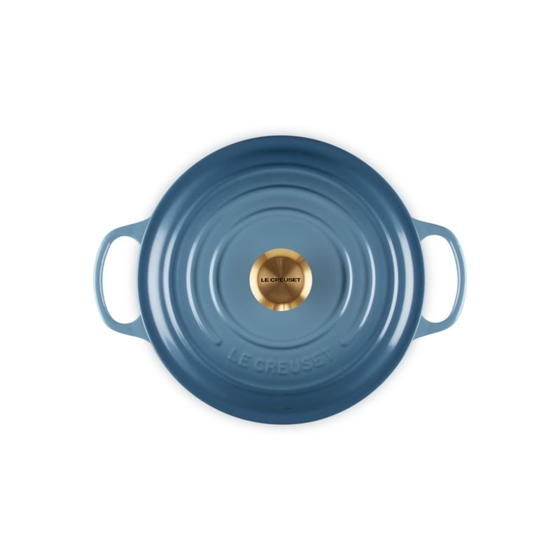 Le Creuset Signature ® 6.5-Qt. Chambray Enameled Cast Iron Deep Round Oven - image 4 of 7