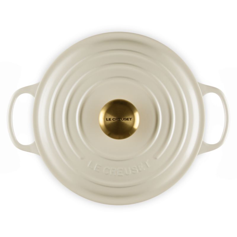 Le Creuset Signature ® 6.5-Qt. Cream Enameled Cast Iron Deep Round Dutch Oven - image 7 of 8