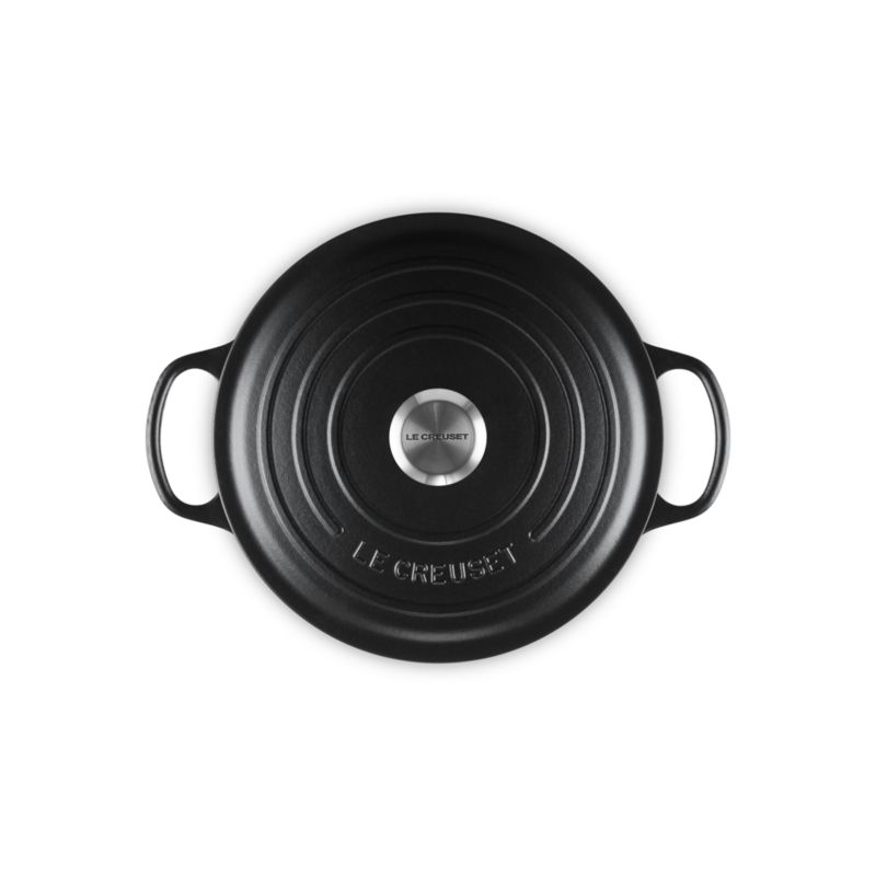 Le Creuset ® Signature 6.5-Qt. Licorice Enameled Cast Iron Deep Round Dutch Oven - image 1 of 6