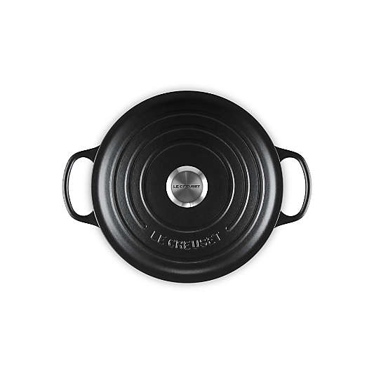 Le Creuset ® Signature 6.5-Qt. Licorice Enameled Cast Iron Deep Round Dutch Oven
