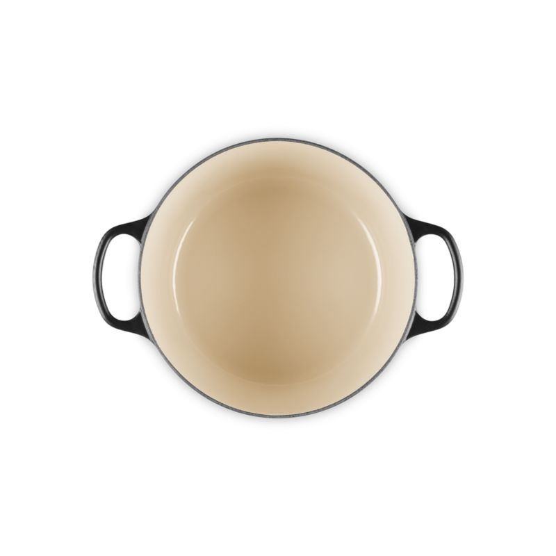 Le Creuset ® Signature 6.5-Qt. Licorice Enameled Cast Iron Deep Round Dutch Oven - image 4 of 6