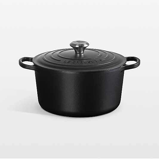 Le Creuset ® Signature 6.5-Qt. Licorice Enameled Cast Iron Deep Round Dutch Oven