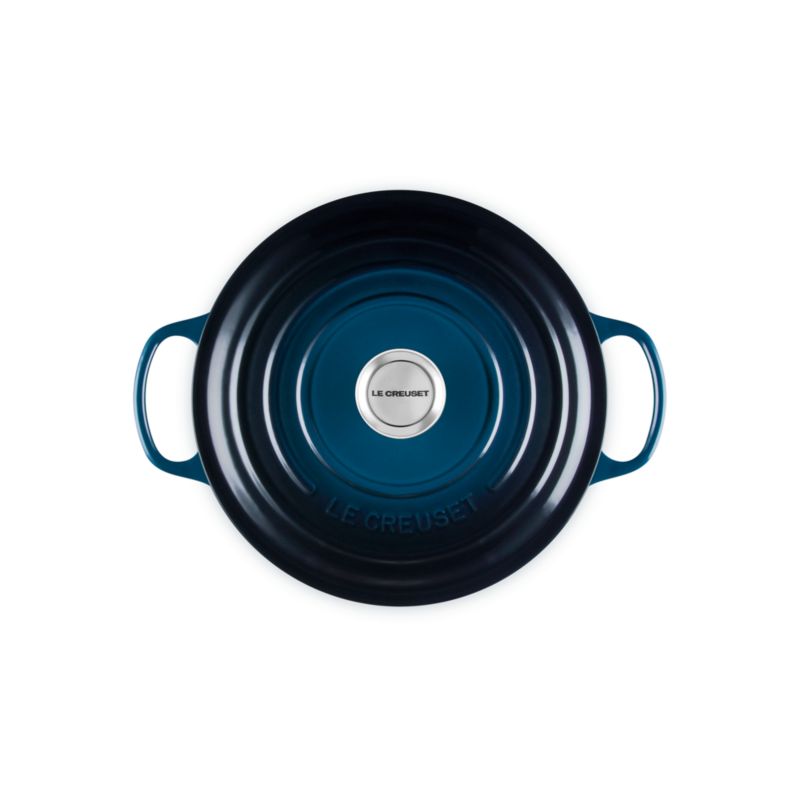 Le Creuset ® Signature 6.5-Qt. Nuit Enameled Cast Iron Deep Round Dutch Oven - image 7 of 8