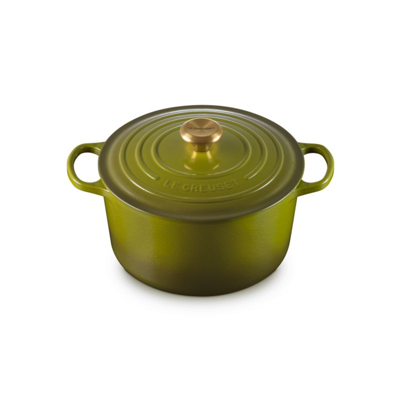 Le Creuset ® Signature 6.5-Qt. Olive Enameled Cast Iron Deep Round Dutch Oven - image 2 of 6