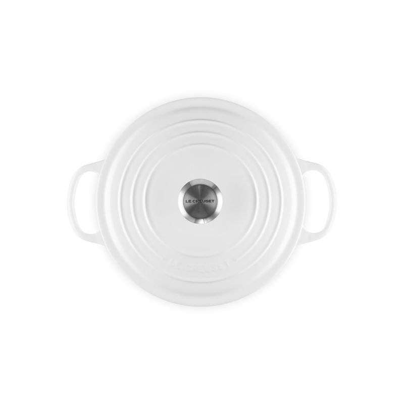 Le Creuset Signature ® 6.5-Qt. White Enameled Cast Iron Deep Round Oven - image 1 of 4