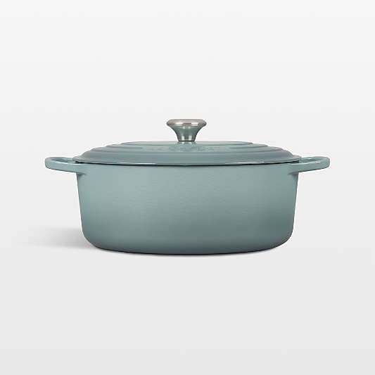 Le Creuset ® Signature 6.75-Qt. Sea Salt Blue Enameled Cast Iron Dutch Oven