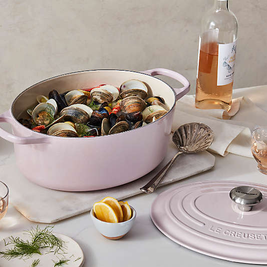 Le Creuset ® Signature 6.75-Qt. Shallot Enameled Cast Iron Oval Dutch Oven