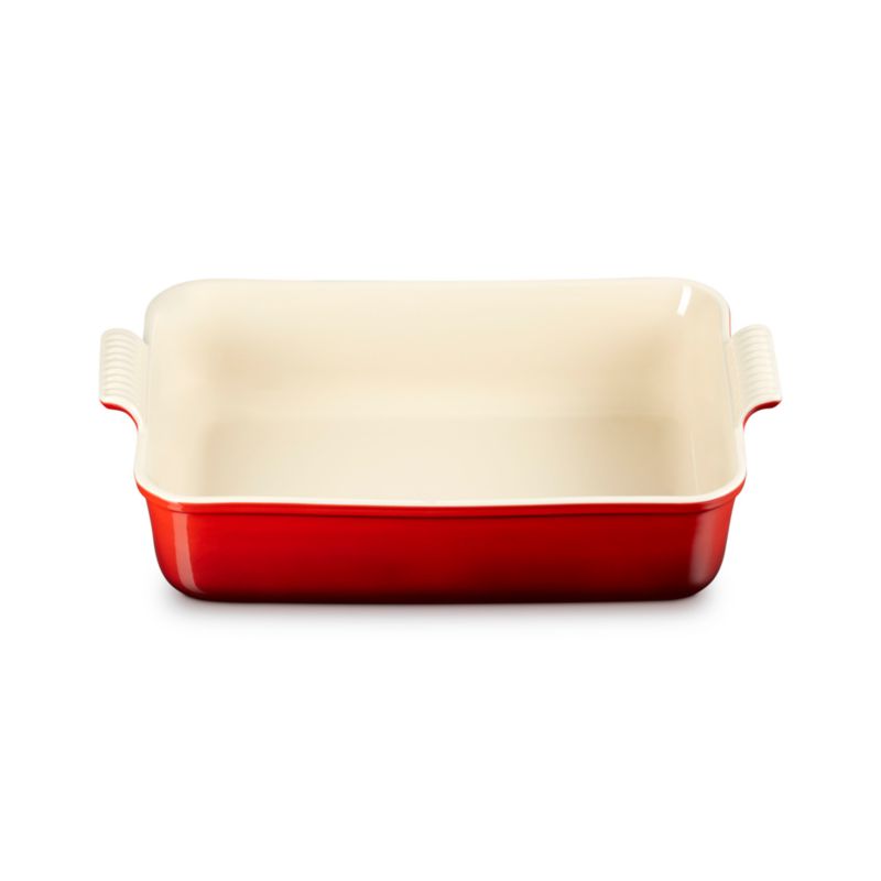 Le Creuset ® Heritage 6.75-Qt. Cerise Deep Rectangular Lasagna Dish - image 3 of 5