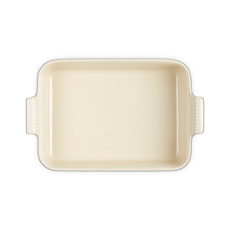 Le Creuset ® Heritage 6.75-Qt. Oyster Deep Rectangular Lasagna Dish - image 4 of 5