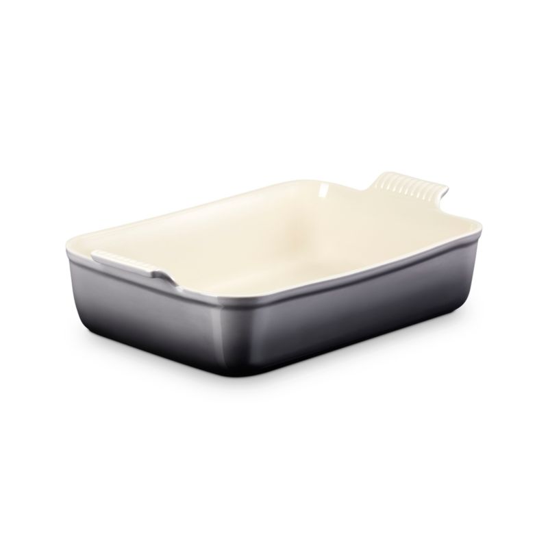 Le Creuset ® Heritage 6.75-Qt. Oyster Deep Rectangular Lasagna Dish - image 2 of 5