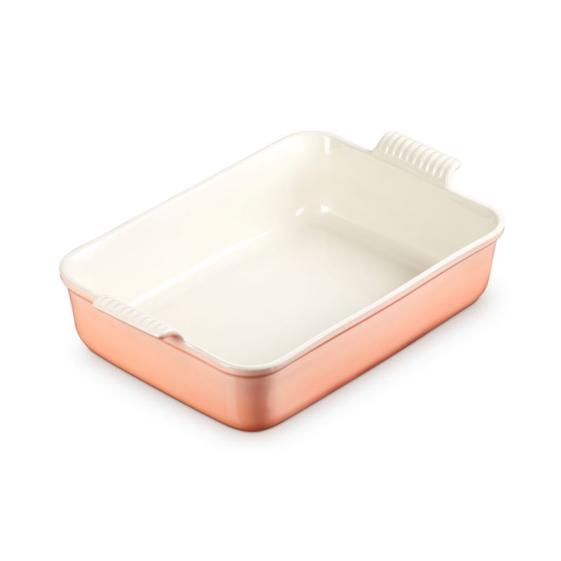 Le Creuset ® Heritage 6.75-Qt. Peche Deep Rectangular Lasagna Dish - image 4 of 5