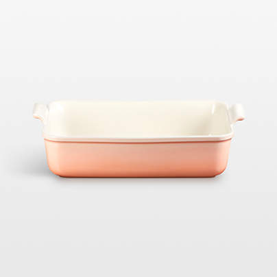 Le Creuset ® Heritage 6.75-Qt. Peche Deep Rectangular Lasagna Dish