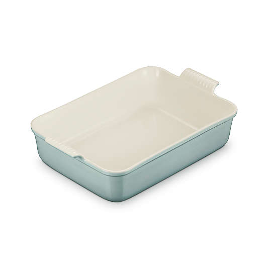 Le Creuset ® Heritage 6.75-Qt. Sea Salt Deep Rectangular Lasagna Dish