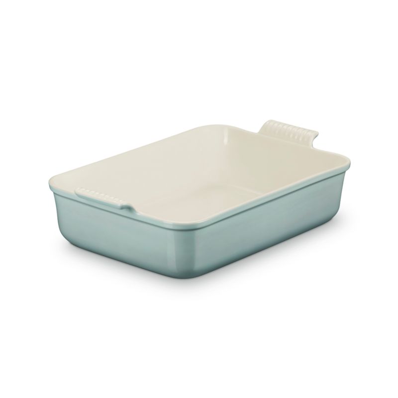 Le Creuset ® Heritage 6.75-Qt. Sea Salt Deep Rectangular Lasagna Dish - image 2 of 5