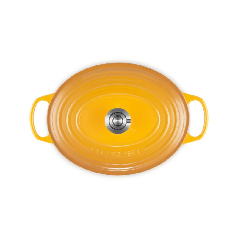 Le Creuset ® Signature 6.75-Qt. Nectar Enameled Cast Iron Oval Dutch Oven - image 7 of 10