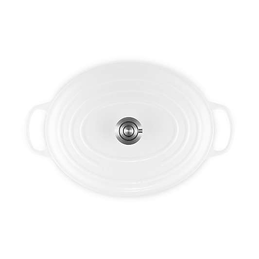 Le Creuset ® Signature 6.75-Qt. White Enameled Cast Iron Oval Dutch Oven