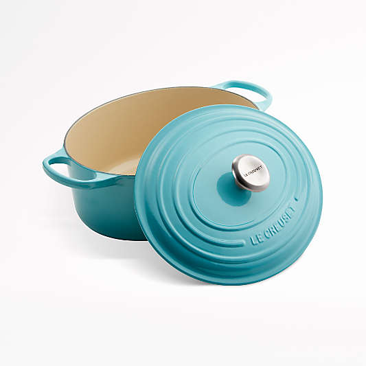 Le Creuset ® Oval 6.75-Qt. Caribbean Blue Enameled Cast Iron Dutch Oven