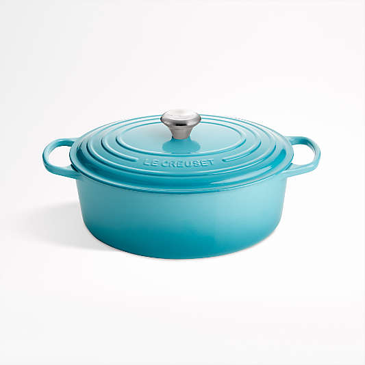 Le Creuset ® Oval 6.75-Qt. Caribbean Blue Enameled Cast Iron Dutch Oven