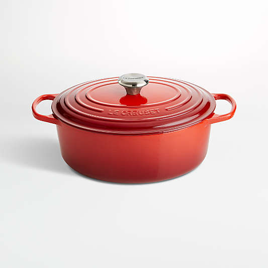 Le Creuset ® Oval 6.75-Qt. Cerise Red Enameled Cast Iron Dutch Oven