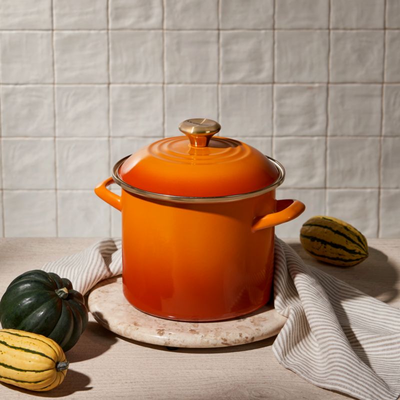 Le Creuset ® 6-Qt. Persimmon Enameled Stockpot - image 1 of 6