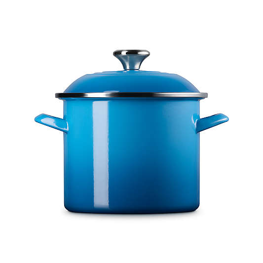 Le Creuset ® 6-Qt. Marseille Enameled Stockpot with Stainless Steel Knob