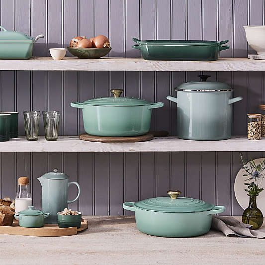Le Creuset ® 6-Qt. Sea Salt Stockpot with Stainless Steel Knob