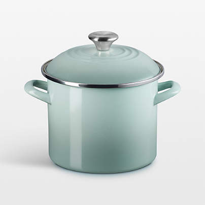 Le Creuset ® 6-Qt. Sea Salt Stockpot with Stainless Steel Knob