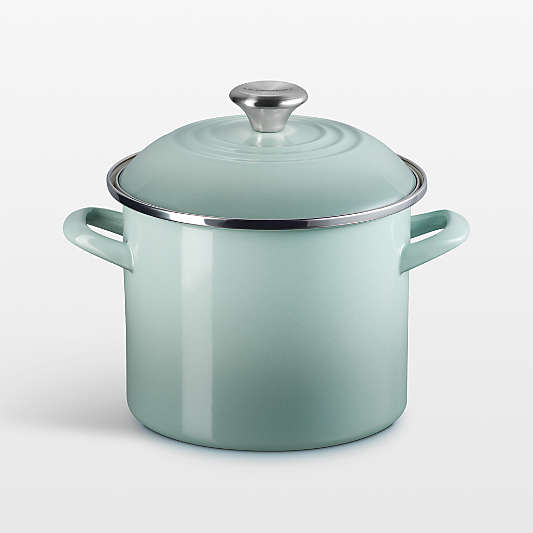 Le Creuset ® 6-Qt. Sea Salt Stockpot with Stainless Steel Knob