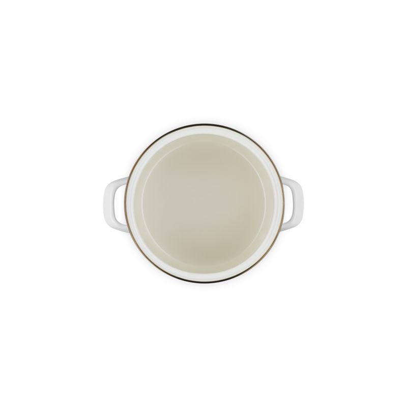 Le Creuset ® 6-Qt. White Enameled Stockpot - image 3 of 6